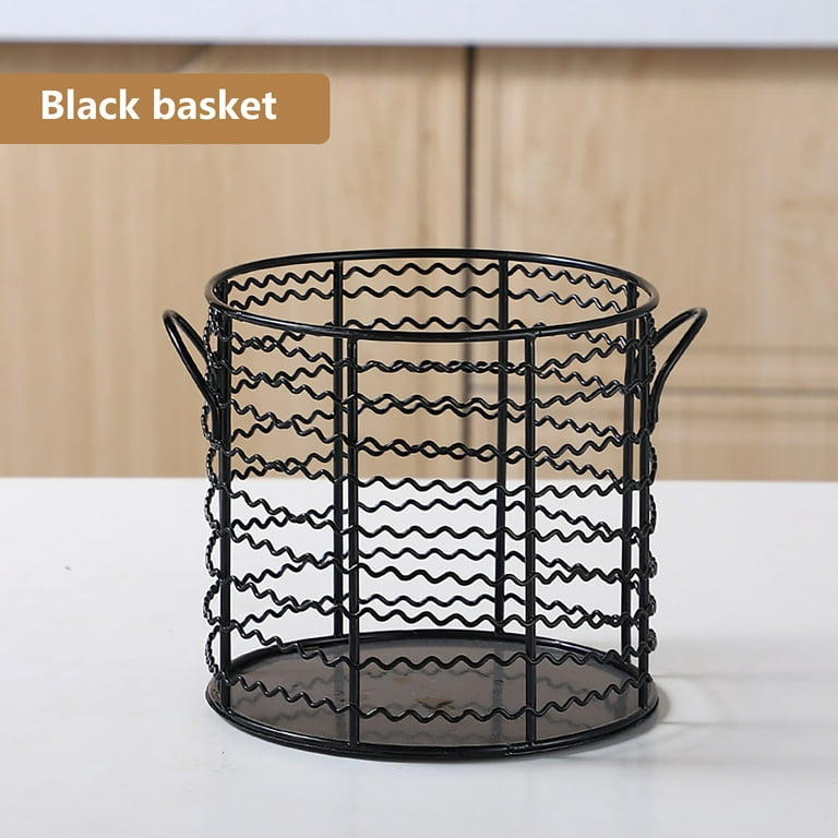 Yyeselk Gold Wire Egg Basket with Ceramic Chicken Design Lid, Metal Egg  Basket for Fresh Eggs with Handles, Portable Fresh Egg Collecting Basket  Holder for Countertop 