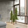 thumbnail image 3 of Vickerman 4' 5' 6' Natural Alpine Artificial Christmas Tree Set, Multi-colored LED Lights, Set of 3, 3 of 3