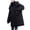 Black, variant on Viikei Winter Coats for Women Fashion Women Zipper Coat Long Jacket Winter Long Sleeve Long Down Cotton