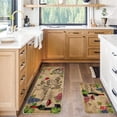 thumbnail image 2 of Wine Kitchen Rugs and Mat Set of 2, Wine Kitchen Decor Farmhouse Wine Decorations for Home Decorative Ocean Decor for Floor,Bar 17x29-17x47 inches, 2 of 6