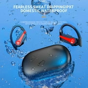 Wireless Bluetooth Earbuds 120H Playtime Bluetooth 5.3 Ear Buds for Sports, Hi-fi Stereo Earphones with LED Display Charging Case, Headphones for Running/Workout Bluetooth