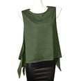 thumbnail image 4 of BiZtdJrK Débardeurs Tendance pour Femmes, Sans Manches, Col Rond, Légers, Amples, Sport, Vert Armée, Taille Unique, 4 of 9
