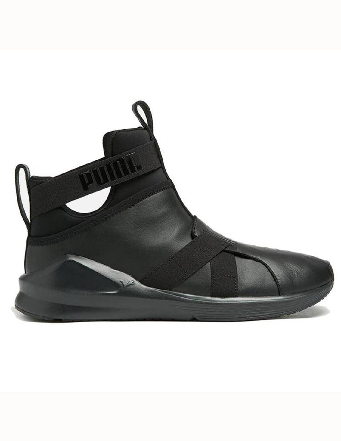 Tenis Puma Fierce Strap Leather Mujer Moderno Urbano negro 25.5 Puma 190569 01 Walmart en linea