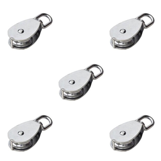 Kenally Polea de acero inoxidable, portátil, resistente, anticorrosivo, profesional, impermeable, a prueba de sol, rueda de elevación exterior M20 Type2 NO2 Kenally CBP490902