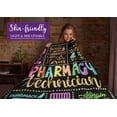thumbnail image 3 of Pharmacy Technician Gifts, Throw Blanket for Pharmacy Tech for Christmas, Birthday - 50" x 60", 3 of 6