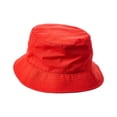 thumbnail image 2 of Bruno Magli Canvas Bucket Hat, LXL, Orange, 2 of 2