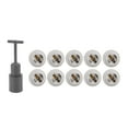 thumbnail image 1 of Lamp Holder, E14 High Temperature Resistant Safe To Use Copper Core Candle Bulb Socket With Sleeve For Home Black,White, 1 of 8