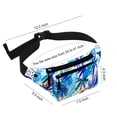 thumbnail image 2 of Fanny Pack for Women Men,Crossbody Fanny Pack Water Resistant Sports Waist Bag Pack, Belt Bag for Travel Hiking Running, 2 of 7