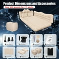 thumbnail image 2 of Backseat Car Air Mattress, Inflatable AirBed for SUV Back Seat Trunk Sleeping, Van Rear Seat Camping Sleeping Bed with Electric Air Pump, 2 of 7