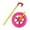 Rose, variante sur TIELUTT Chariot à Tige Poussoir Rotatif d'Apprentissage pour Garçon Fille et Garde de Balade Long pour le Balade Scoot Ride Your Ride Ride Poussette Voiture
