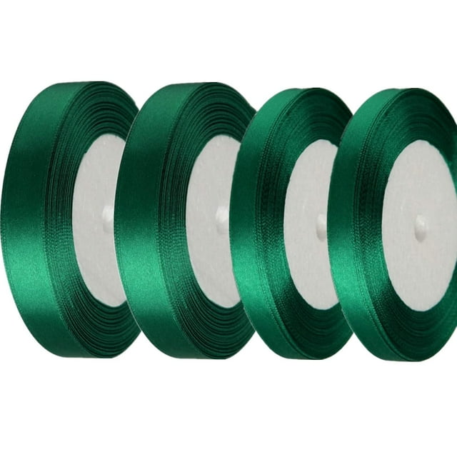 Ruban Vert Foncé 1,5cm*22m pour Emballage Cadeau