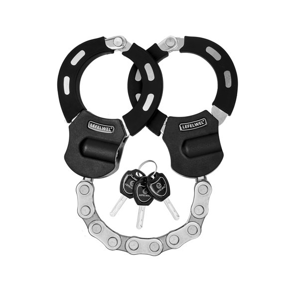 Candado para scooter LEFELWEL resistente al corte con llave, 55 cm