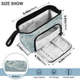 thumbnail image 3 of Nylon Fish Mouth Pencil Case with Large Capacity Zipper Pencil Pouch Delicate Dragonflies Pattern Pencil Bag Organizers, 3 of 7