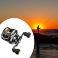 thumbnail image 4 of Carrete de Cebo, Carrete de Fundición, Baitcaster: Sistema de Sellado, 12 Freno Magnético, Relación de Engranajes 7.2: 1, 12 + 1 Rodamientos Mano derecha Soledad carrete de baitcasting, 4 of 10