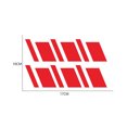 thumbnail image 4 of Yeacher 6PCS Reflective Car Wheel Sticker Vinyl Precision Cut Decal Sticker Stripe Racing Wheel, 4 of 7