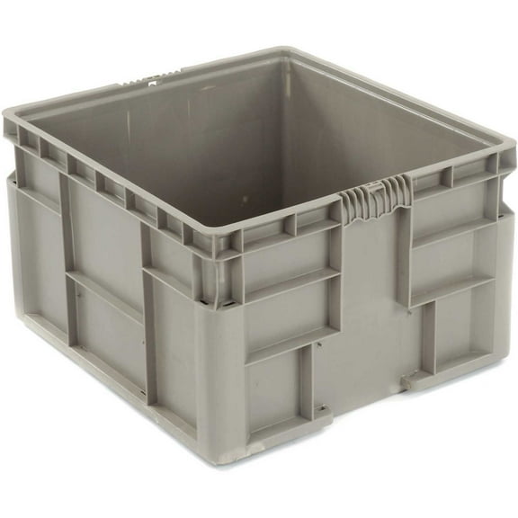 Global Industrial Stackable Straight Wall Container Solid 24""L x 22-1/2""W x 14