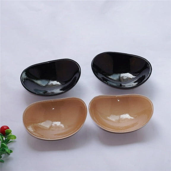 Raindrops Women Set In Shoulder Pad 1 Pair Invisible Shoulder Pads for Jackets Detachable Self Adhesive Black Silicone