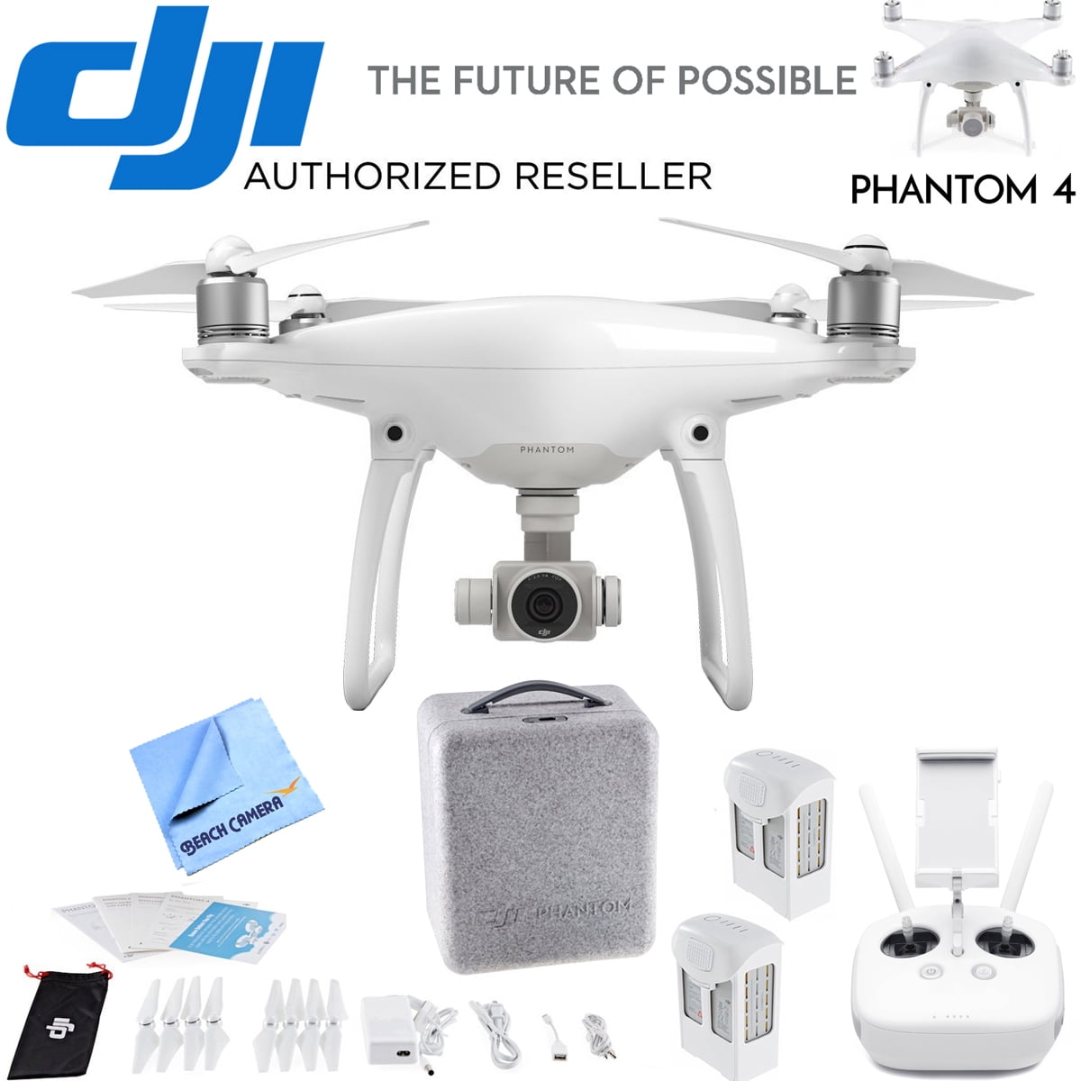 DJI Phantom 4 Quadcopter Drone Intelligent Flight With Extra Battery