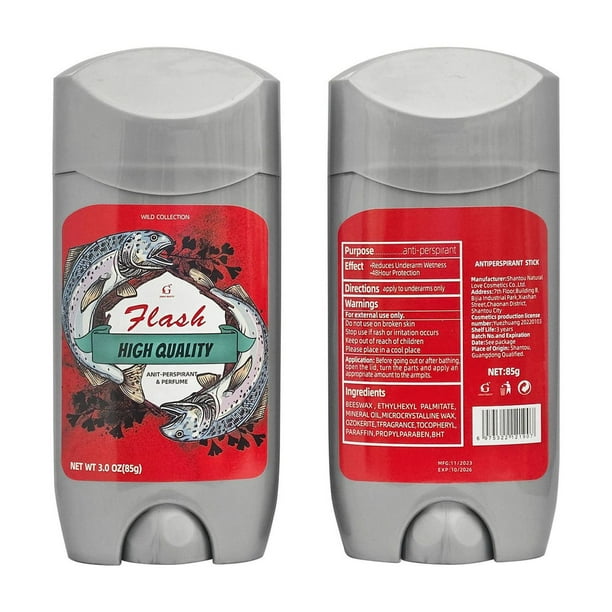 Desodorante en barra sin aluminio con perfume, Desodorante sólido en barra, Desodorante en barra refrescante, Antitranspirante en barra antiadherente, Desodorante en barra con aroma de larga duración