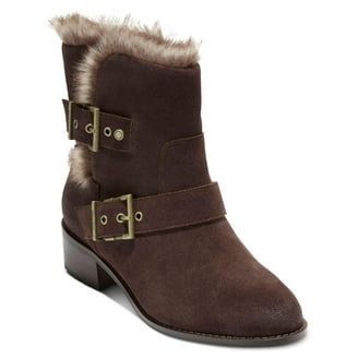 Cole Haan Womens Go-To Park Boot Padded Insole Faux Leather Ankle