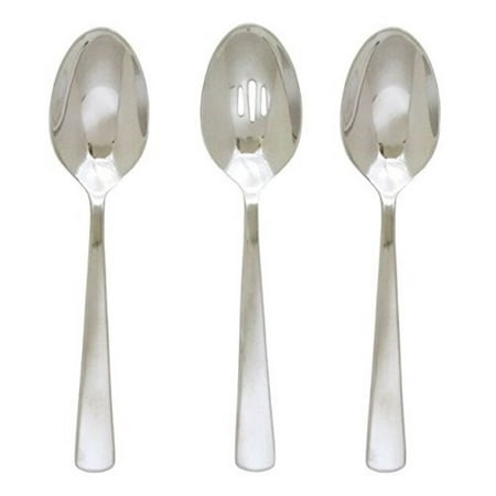 Silver Plated Serving Set - Oneida Aptitude 3-pc. Stainless Steel Serving Set