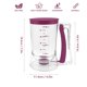 thumbnail image 3 of Dispensador de masa para panqueques, separador de masa, utensilio de cocina para hornear panqueques, cupcakes, waffles, muffins, crepes, pasteles, suministros para hornear, rojo, 3 of 6
