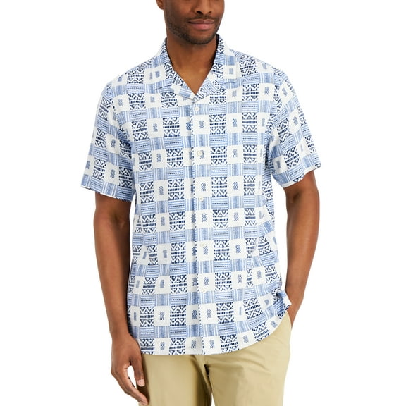 Men's Tribal Etch Shirt Bright White XL