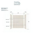 thumbnail image 6 of Transolid Ewk603272 Expressions 60" W X 32" D X 72" H Three Panel Shower Wall Kit -, 6 of 7