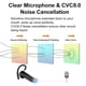 thumbnail image 2 of Auricular Bluetooth V5.0, inalámbrico, manos libres, 24 horas de conducción, 60 días de tiempo de espera, para iPhone, Android, conductor de camión, 2 of 5