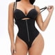 thumbnail image 1 of Women's Tummy Control Open Bust Bodysuit with Thong Design for Shaping and Comfort, 1 of 4