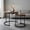 Light Brown, variant on Resenkos Coffee Table, Modern Sofa Table Tea Table,Set of 2 Modern Round Stacking Nesting Coffee Tables for Living Room-Rustic Brown