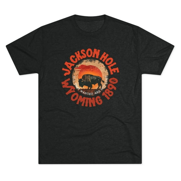 Wyoming 1890 - Unisex Tri-Blend Crew Tee