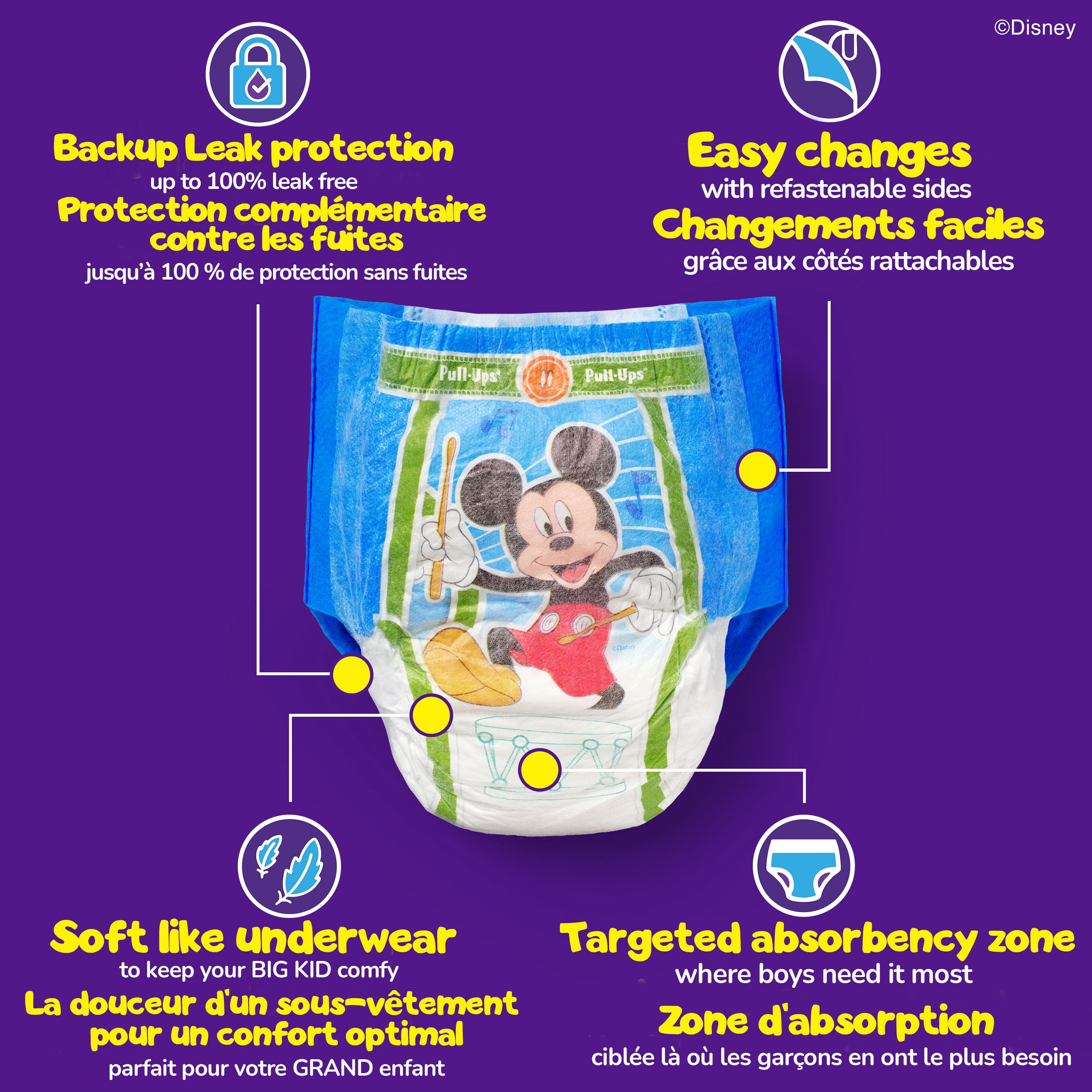 Pull-Ups Boys' Potty Training Pants, 6T-7T (55-75 lbs), Giga pack, 42 Count