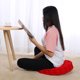thumbnail image 5 of Home Corduroy Round Shaped Thickened Pillow Seat Chair Cushion Pad Mat Red, 5 of 7