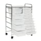 thumbnail image 3 of Carrito Auxiliar Costway Almacenamiento 15 Cajones Estructura Metálica Organizador 62.5 x 37 x 87 cm Claro, 3 of 6