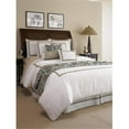 thumbnail image 1 of American Century Home ELI14 Elise Oblong Pillow 14 X 18 - White-Tan, 1 of 1