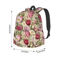 thumbnail image 6 of Goofa Tulips Flowers Pattern Backpack for Students – Large Capacity, Lightweight with Adjustable Shoulder Straps, Perfect for School, Travel, 6 of 8