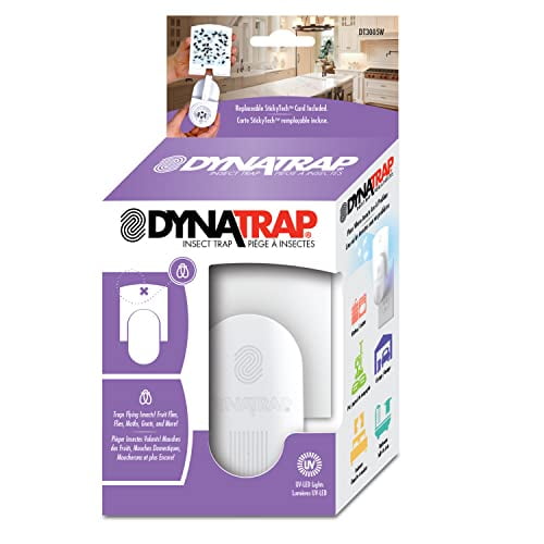 DynaTrap DT3005W DOT Indoor PlugIn Fly Trap for Flies, Fruit Flies