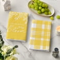 thumbnail image 7 of Sm:)e Daisy Hello Sunshine Summer Kitchen Dish Towels Yellow 18 x 26 Inch Set of 4, 7 of 7