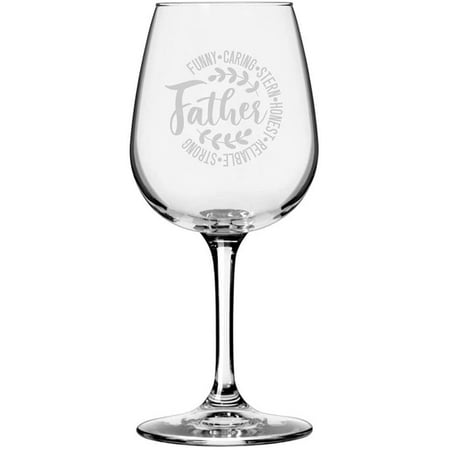 

Father Circle Father s Day Etched 12.75oz All Purpose Libbey Wine Glass