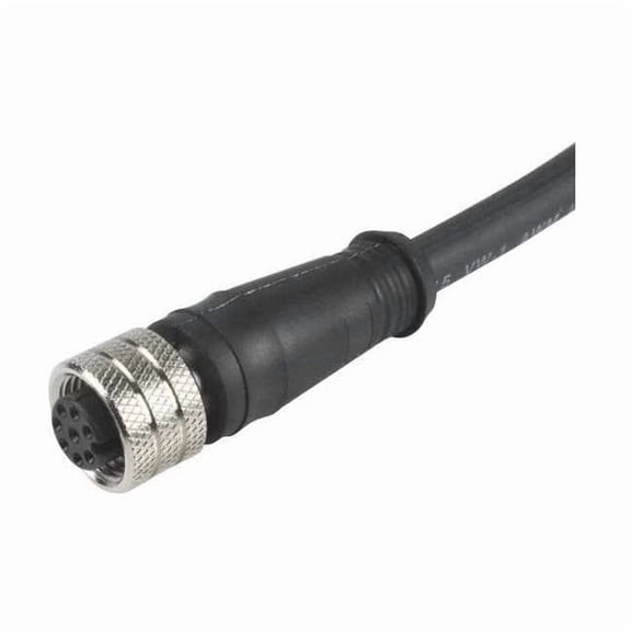 Ifm M12 Shielded Cable,8 Pins,5.0m L E12403