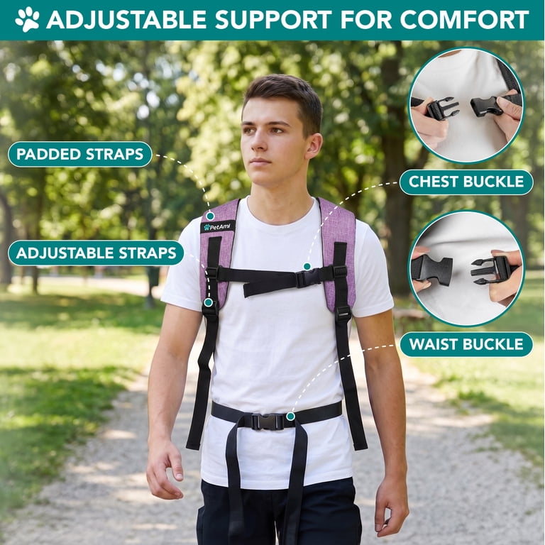 PetAmi Expandable Pet Carrier Backpack, Airline Approved photo 6