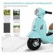thumbnail image 3 of Moto Eléctrica Confety World Mini Vespa H1 Montable De Pedal Menta, 3 of 5