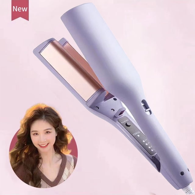 Rizador de cabello con forma de huevo francés romántico, rizador de cabello con ondas de agua en forma de V, rizador de cabello con forma de huevo, aparatos para rizar el cabello con múltiples funcion