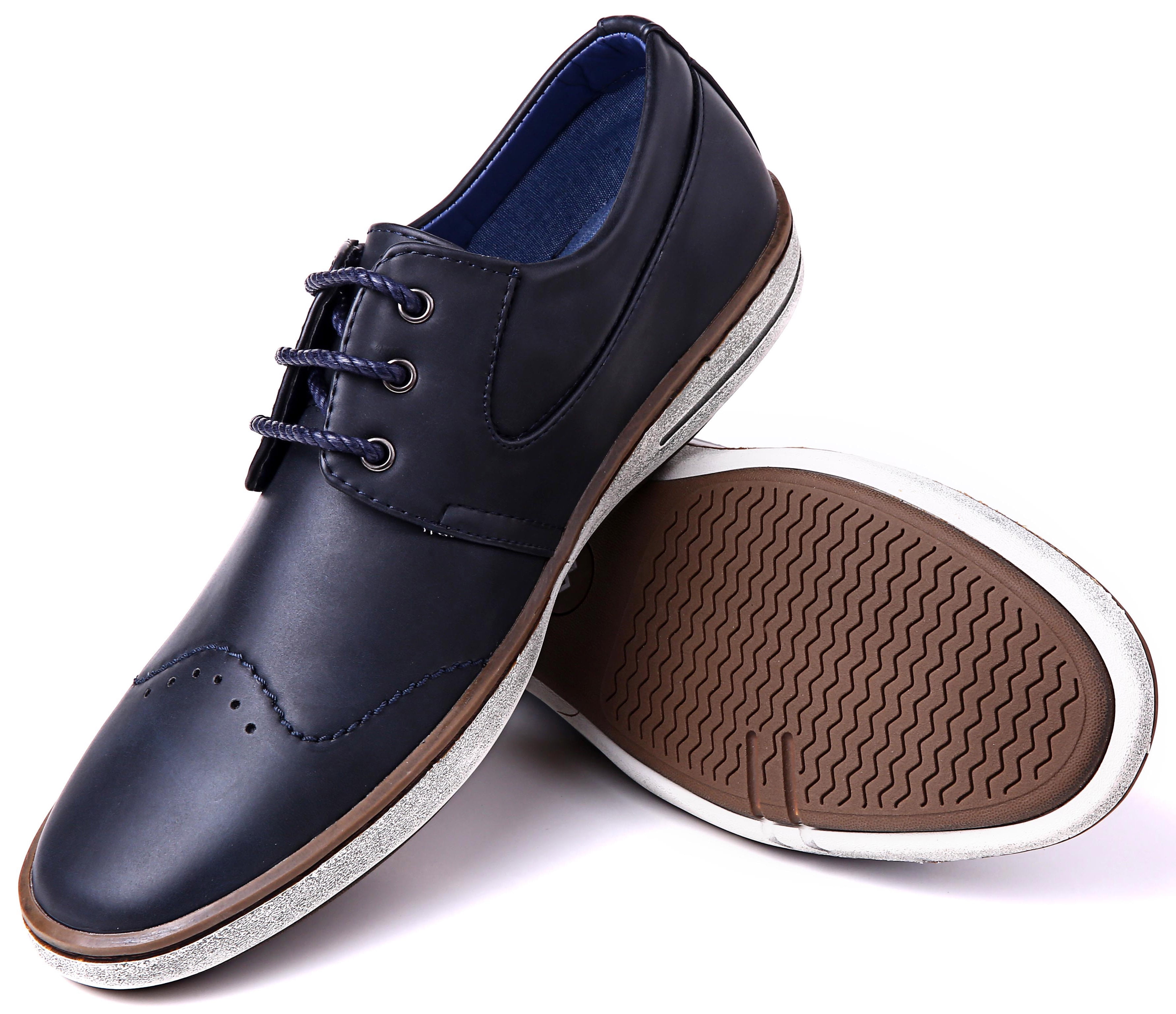 Mio Marino Mens Dress Shoes Fashion Casual Oxford Shoes for Men