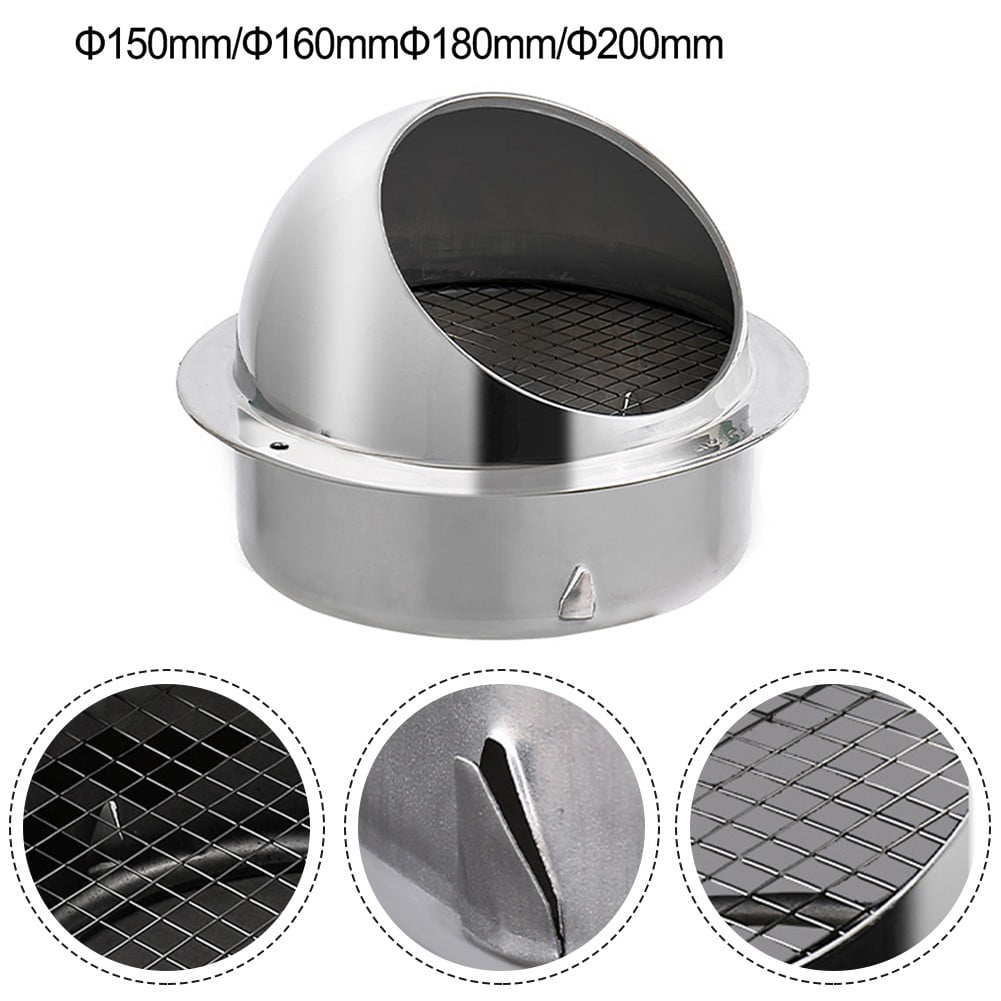 304 Stainless Steel Range Hood Weatherproof Cap Thickened And Thickened Dense