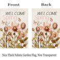 thumbnail image 5 of Welcome Spring Garden Flag Vertical Double-Sided Flower Butterfly Bloom Leaves Yard Flags Spring Farmhouse Outdoor Decoration for Spring Holiday, 12.5x18, 5 of 6