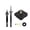 0071 black copper head, variant on Tibvox 16inch Silent Quartz Clock Movement Kit Long Spade Hands Wall Clock Movements