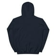 thumbnail image 2 of Black Nerd Unisex Hoodie  (Navy, 4XL), 2 of 2