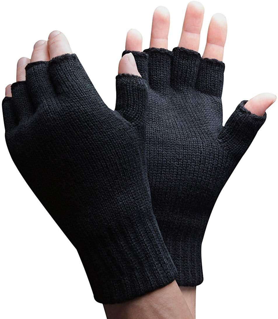New Men & women Fingerless Magic Gripper Gloves/Half Finger FREE P&P 